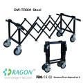 Dragon aluminum Mortuary used steel 4 or 2 brakes coffins trolley manufacturers